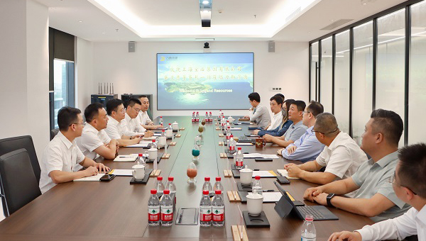 岳文彥一行拜訪寧波力勤資源董事長(zhǎng)蔡建勇